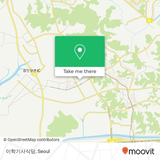 이학기사식당 map