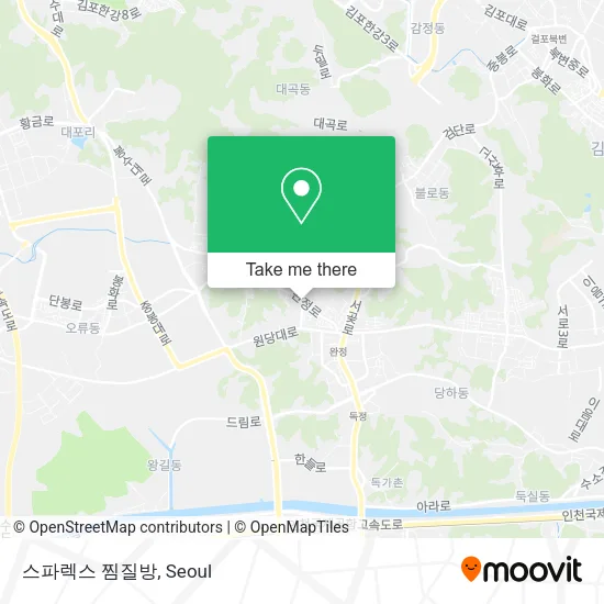 스파렉스 찜질방 map