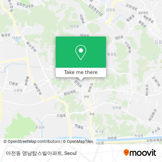 마전동 영남탑스빌아파트 map