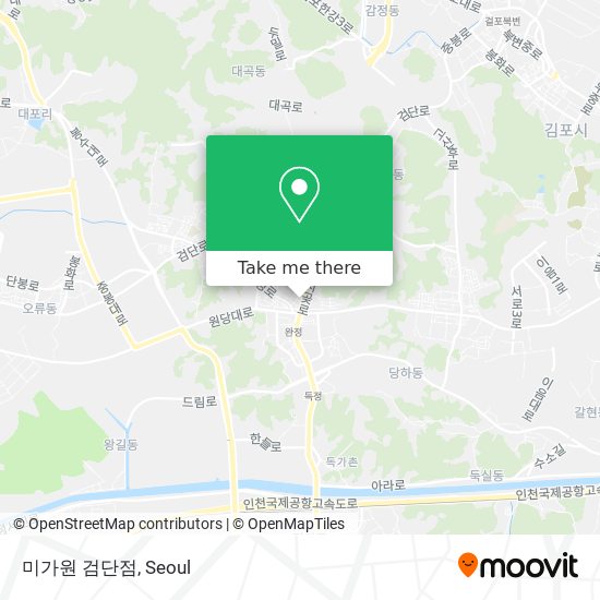 미가원 검단점 map