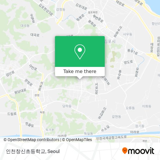 인천창신초등학교 map