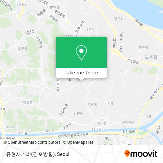 유현사거리(김포방향) map