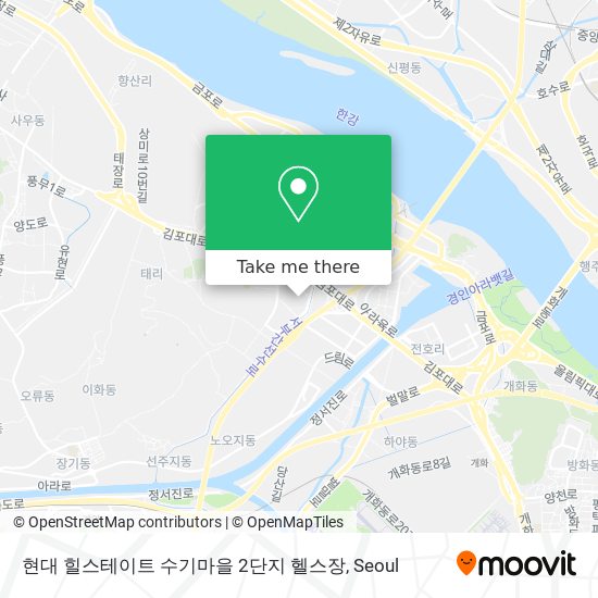 현대 힐스테이트 수기마을 2단지 헬스장 map