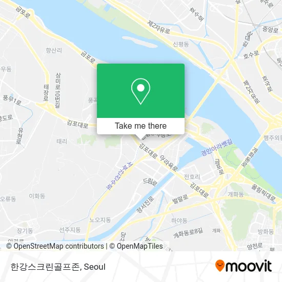 한강스크린골프존 map