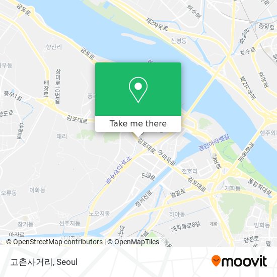 고촌사거리 map
