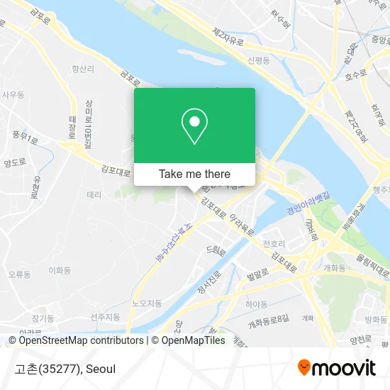 고촌(35277) map