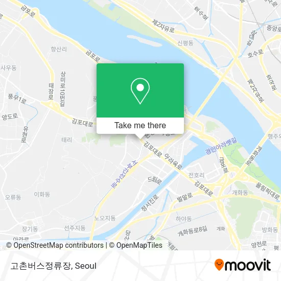 고촌버스정류장 map