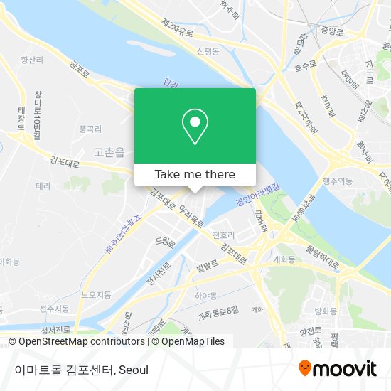 이마트몰 김포센터 map