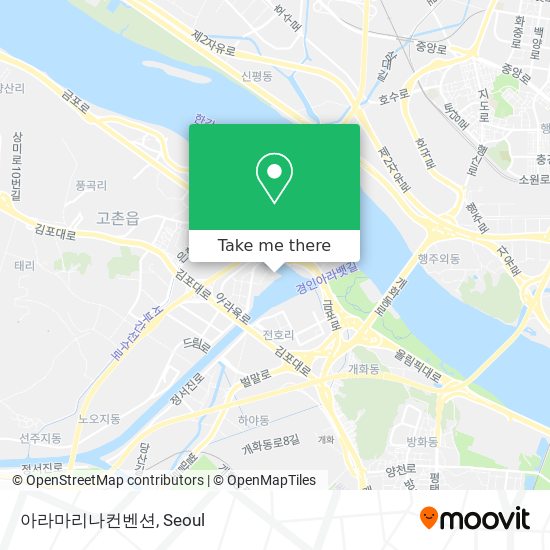 아라마리나컨벤션 map