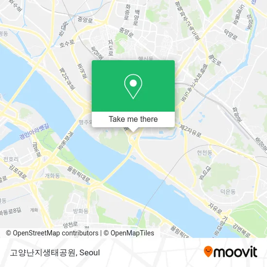 고양난지생태공원 map