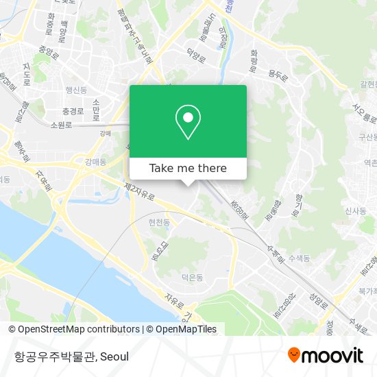 항공우주박물관 map