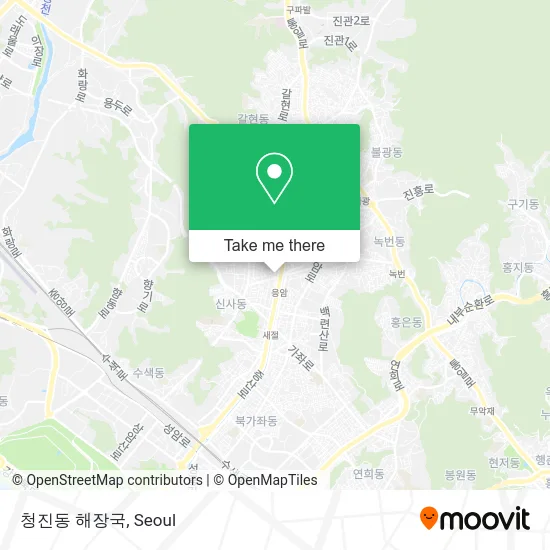 청진동 해장국 map