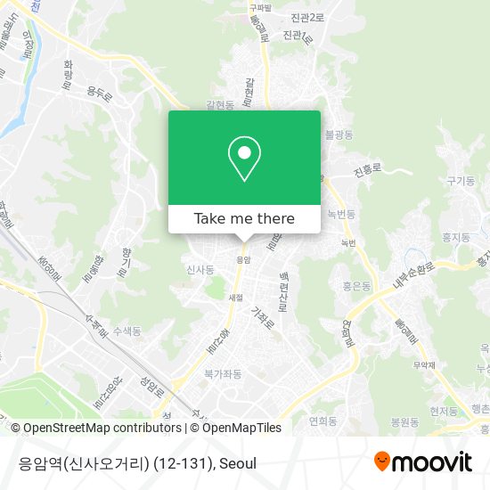 응암역(신사오거리) (12-131) map