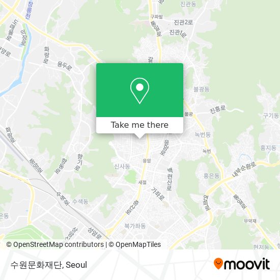 수원문화재단 map