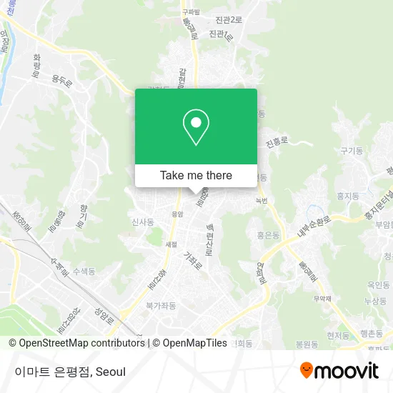 이마트 은평점 map