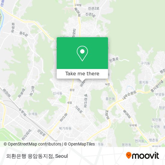 외환은행 응암동지점 map