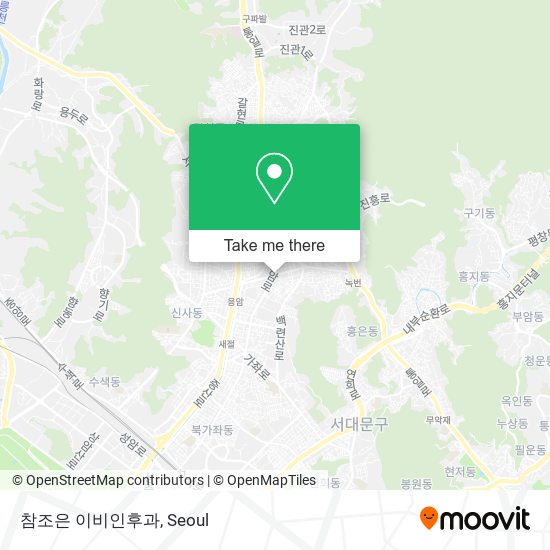 참조은 이비인후과 map