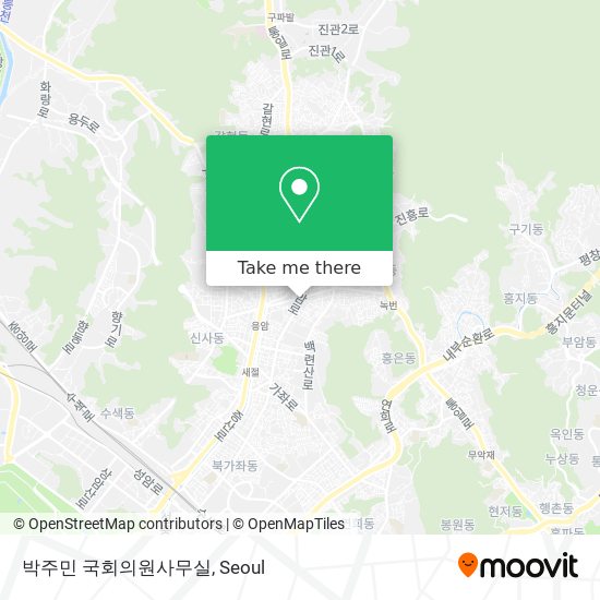 박주민 국회의원사무실 map