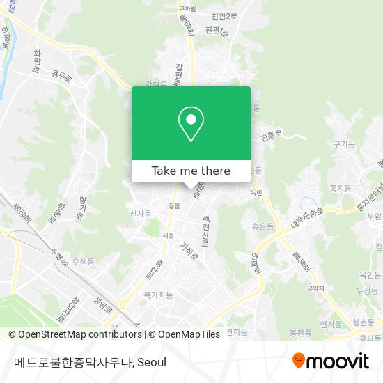 메트로불한증막사우나 map