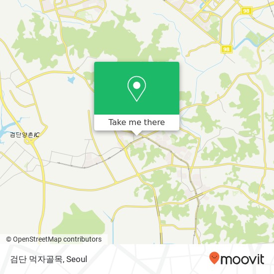 검단 먹자골목 map