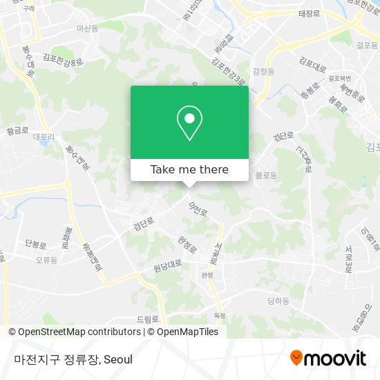 마전지구 정류장 map