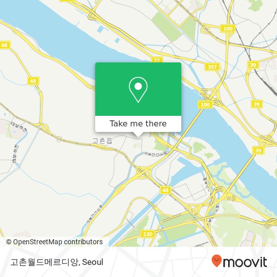 고촌월드메르디앙 map