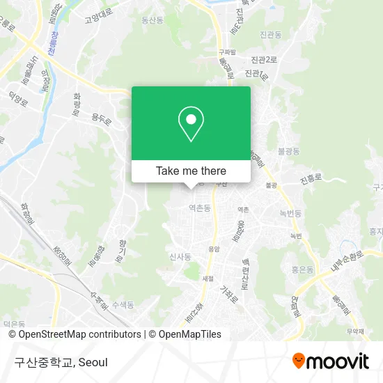 구산중학교 map