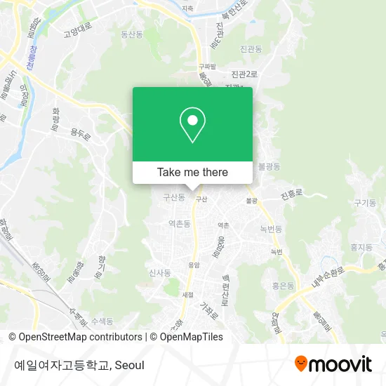 예일여자고등학교 map