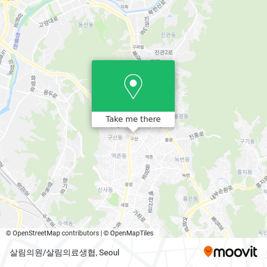 살림의원/살림의료생협 map