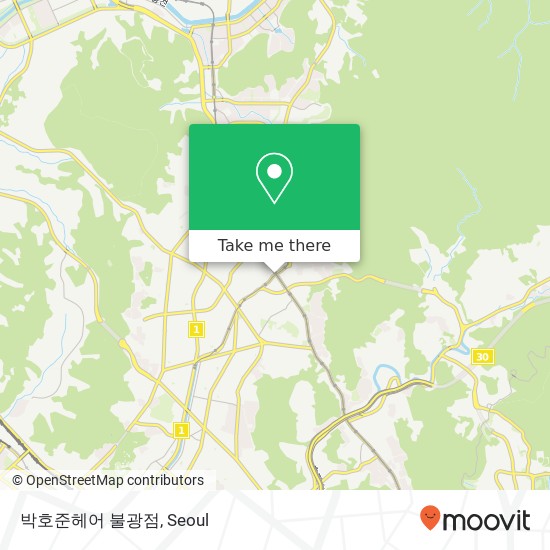 박호준헤어 불광점 map