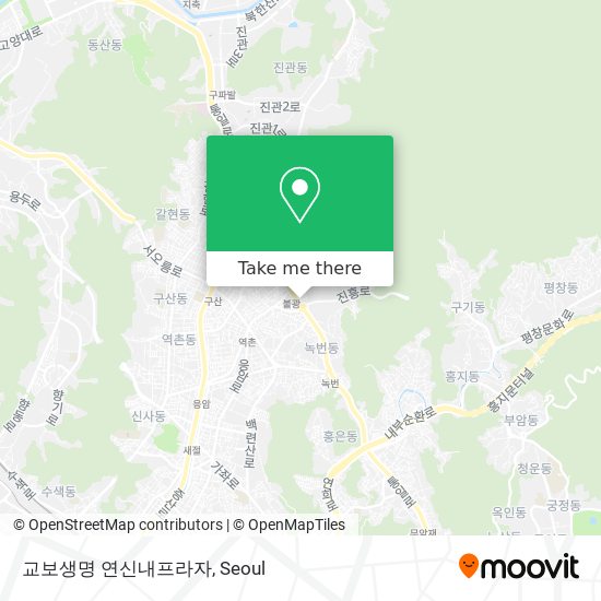 교보생명 연신내프라자 map