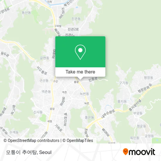 모퉁이 추어탕 map