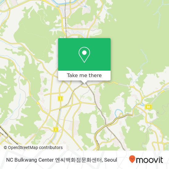 NC Bulkwang Center 엔씨백화점문화센터 map