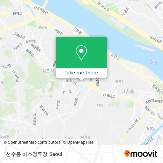 선수동 버스정류장 map