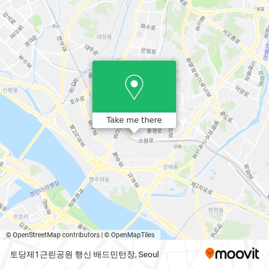 토당제1근린공원 행신 배드민턴장 map