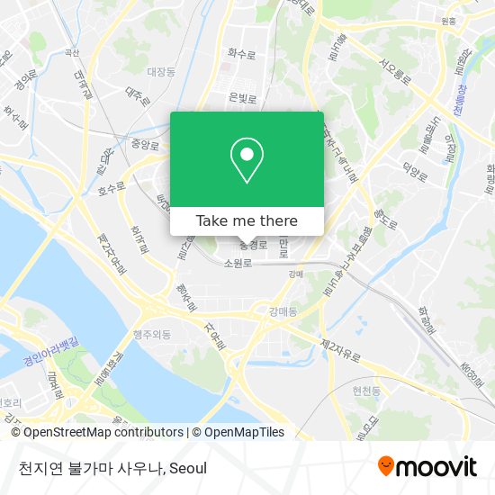 천지연 불가마 사우나 map