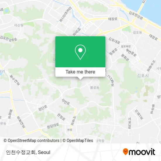 인천수정교회 map