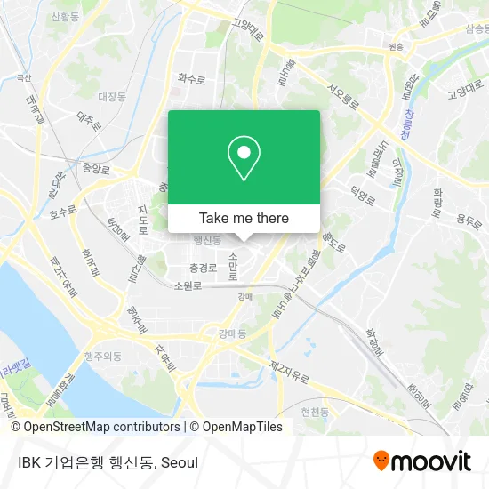 IBK 기업은행 행신동 map