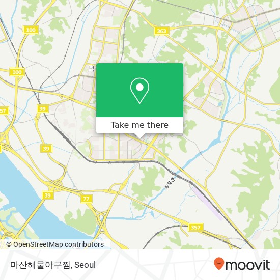 마산해물아구찜 map