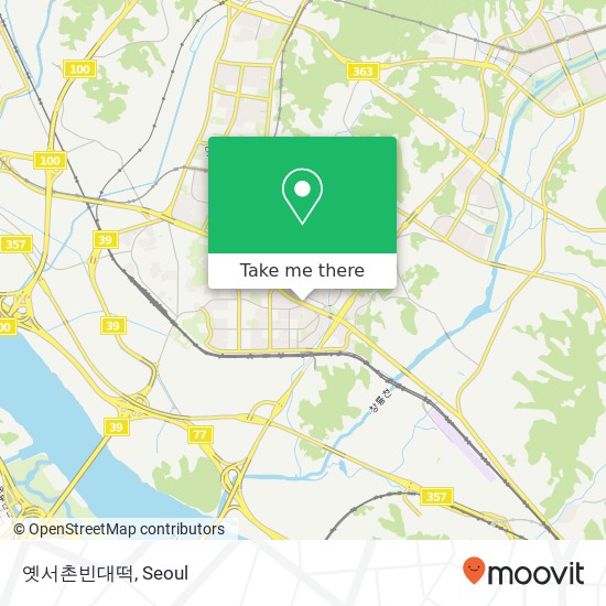 옛서촌빈대떡 map