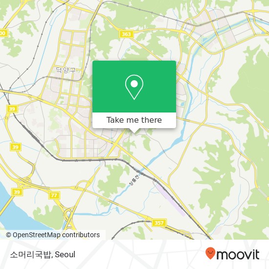 소머리국밥 map