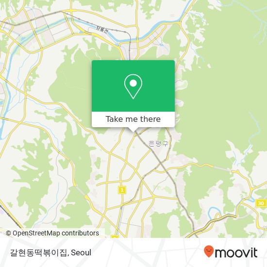 갈현동떡볶이집 map