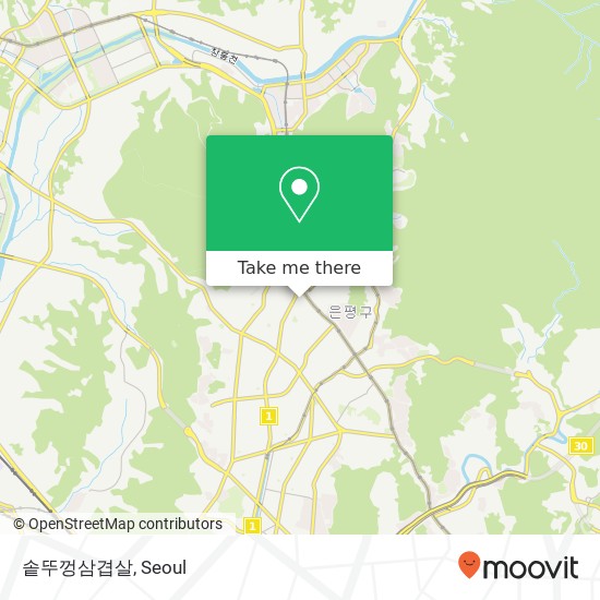 솥뚜껑삼겹살 map