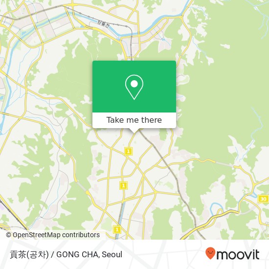 貢茶(공차) / GONG CHA map