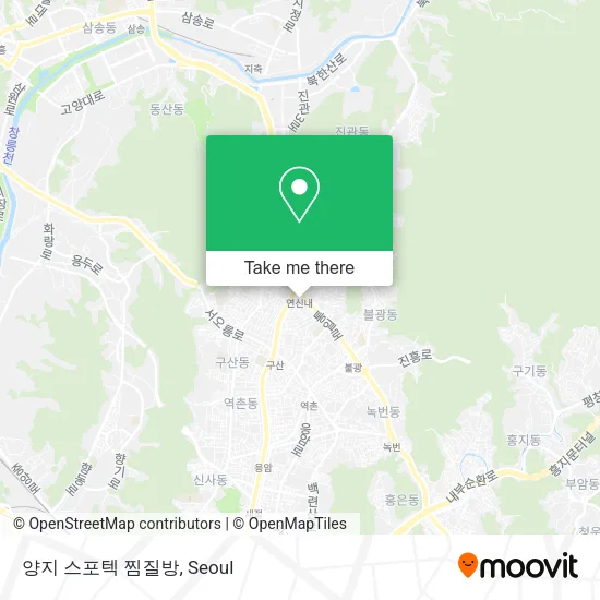 양지 스포텍 찜질방 map