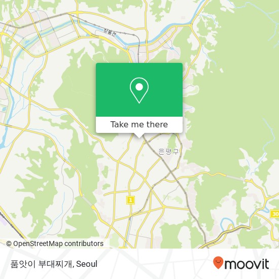 품앗이 부대찌개 map