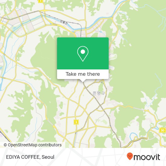 EDIYA COFFEE map