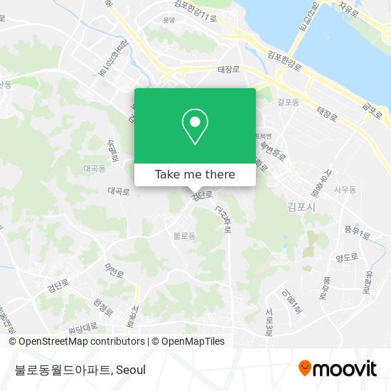 불로동월드아파트 map