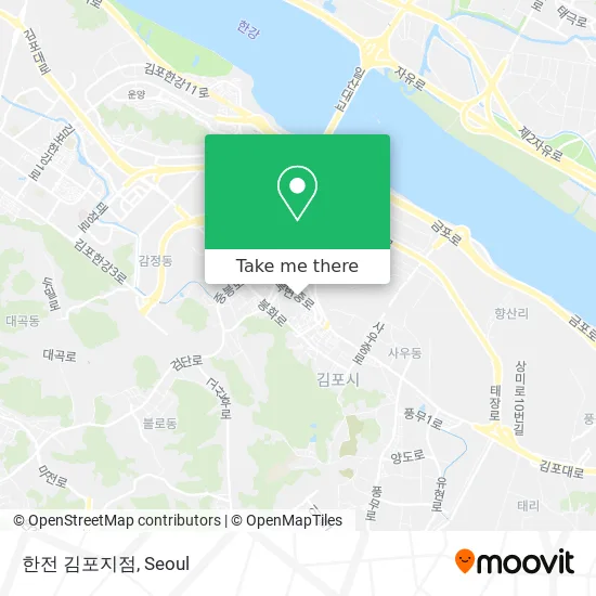 한전 김포지점 map