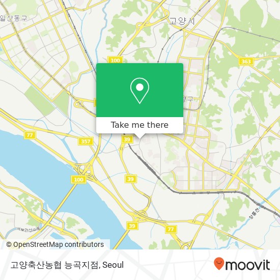 고양축산농협 능곡지점 map